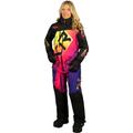 FXR CX Lite 2023 Ladies One Piece Snowmobile Suit, black-multicolored, Size 8 for Women