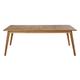 Table de jardin extensible en bois de teck 8/12 personnes L200/260