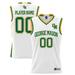 Unisex GameDay Greats White George Mason Patriots Lightweight NIL Pick-A-Player Basketball Jersey