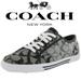 Coach Shoes | Coach | Black And Gray Lace Up Sequin Kameron Sneakers | Size 5 B | Color: Black/Gray | Size: 5