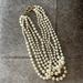 J. Crew Jewelry | Jcrew Multi Strand Faux Pearl Necklace | Color: Cream/Gold | Size: Os