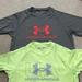 Under Armour Shirts & Tops | Bundle Of Two Boys Under Armour Large Tee Shirts | Color: Gray/Yellow | Size: Lb