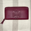 Tory Burch Bags | *Authentic Tory Burch Zip Around Wallet | Color: Red | Size: 7.5inx4in