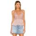 Free People Tops | Free People Nwt Adella Cami Crochet Lace Spaghetti Strap Top Dusty Mauve Xs New | Color: Pink/Purple | Size: Xs