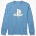 American Eagle Outfitters Shirts | American Eagle Men’s Super Soft Playstation Long-Sleeve T-Shirt | Color: Blue | Size: Xl