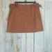 Free People Skirts | Free People Leather Skirt | Color: Tan | Size: 12