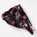 Anthropologie Accessories | Anthropologie Contrast Floral Kerchief Headband | Color: Black/Pink | Size: Os