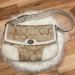 Coach Bags | Classic Coach Shoulder Bag | Color: Cream/Tan | Size: Os