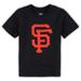 Infant Black San Francisco Giants Team Crew Primary Logo T-Shirt