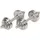 Sunny Health &amp; Fitness 33 lb Adjustable Chrome Dumbbell Set - Free Weights/Bulk at Academy Sports