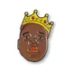 Biggie smalle B.I.G. Broche couronne en émail broche légende Hip Hop Badge d'artiste bijoux Rock