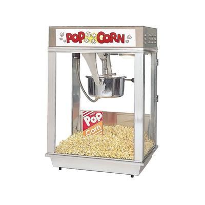 Gold Medal 2102EST Citation Popcorn Machine w/ Deluxe 16 oz Kettle & Stainless Steel Dome, 120v