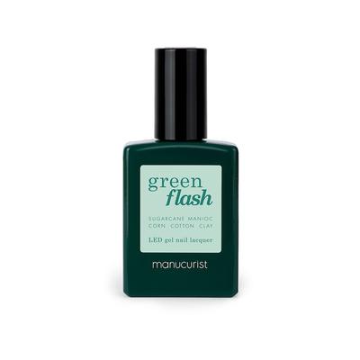 manucurist - green flash LED gel Nagellack 15 ml C0E7D5 - VERT (1272.67 € / 1 l)