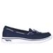 Skechers Women's Arch Fit Uplift - Laguna Shoes | Size 10.0 | Navy | Textile/Leather | Vegan