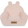 Fauteuil enfant avec oreilles Flumi rose