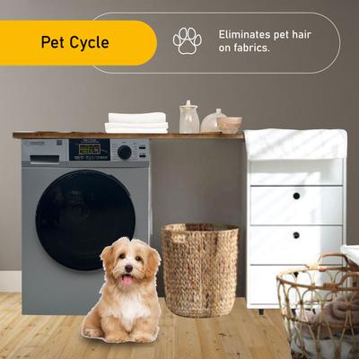 Equator All-in-One Washer Dryer VENTLESS/VENTED PET cycle 1.62cf/15lbs 110V - N/A