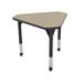 Marco Premier Series Adjustable Height Gem Collaborative Desk Wood/Metal in Brown | Wayfair 43-2271-P7-BBK