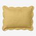 Lily Damask Embossed Sham by BrylaneHome in Butter (Size KING) Pillow