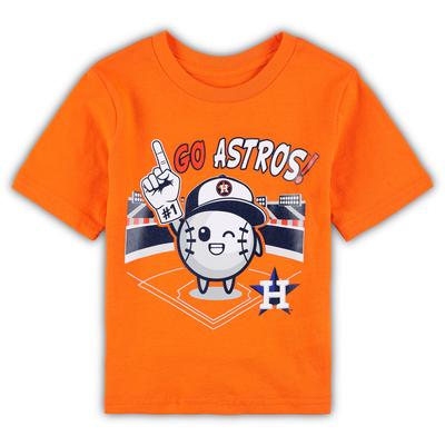 Toddler Orange Houston Astros Ball Boy T-Shirt