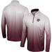 Men's Colosseum White/Maroon Texas A&M Aggies Laws of Physics Quarter-Zip Windshirt