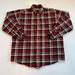 Carhartt Shirts | Carhartt Heavyweight Red Plaid Men's Large Flannel Button Down 100% Cotton Shirt | Color: Red | Size: L