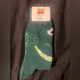 Disney Underwear & Socks | Disney Toy Story Rex Socks | Color: Green | Size: L