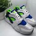 Nike Shoes | Nike Air Hurache White/Royal Blue/Black/Scream Green | Color: Black/Blue/Cream/Green/White | Size: 9