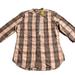 Carhartt Tops | Carhartt Woman's 3/4 Sleeve Mandarin Collar Plaid Shirt S Small Nwt | Color: Pink | Size: S