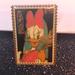 Disney Jewelry | Disney Daisy Duck Collectible Pin Brooch Gold Tone Red Egyptian Stamp Rare Find | Color: Gold/Red | Size: 1” Inch X 1.25” Inch