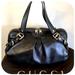 Gucci Bags | Gucci Black Leather Horse Bit Boston Handbag Medium Satchel. | Color: Black | Size: Medium