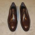 Louis Vuitton Shoes | Louis Vuitton Brown Leather Captoe Flower Medallion Dress Shoes 9.5 Nwb | Color: Brown | Size: 9.5