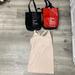 Lululemon Athletica Tops | Lululemon Bundle Of Tank Top And 2 Carrier Bags | Color: Black/Red | Size: 8