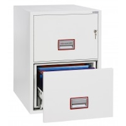 Phoenix Safe Phoenix World Class Vertical Fire File FS2252K Aktenschrank mit 2 Schubladen und Schlüsselschloss Image