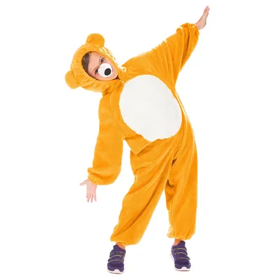 buttinette Bärchen Kostüm für Kinder, orange Image