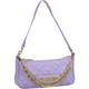 Love Moschino - Schultertasche Multi Chain Quilted Small Shoulder Bag 4258 Handtaschen Violett Damen