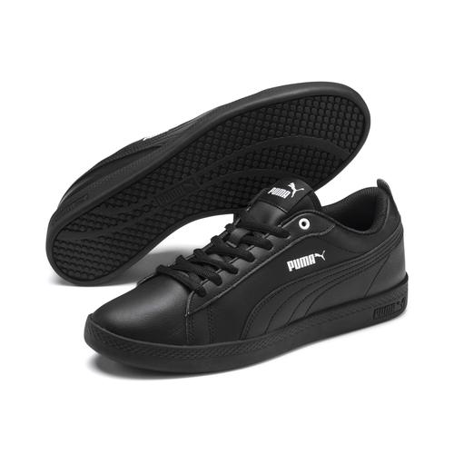 „Sneaker PUMA „“Smash v2 Leder-Sneakers Damen““ Gr. 41, schwarz (black) Schuhe Sneaker“