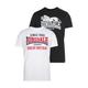 T-Shirt LONSDALE Gr. 4XL (68/70), schwarz-weiß (weiß, schwarz) Herren Shirts T-Shirts