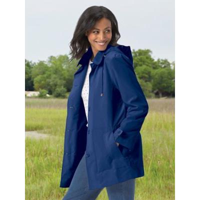 Women's Updated 7-Pocket Solid Jacket, Admiral Blue 2X
