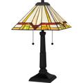 Quoizel Tiffany 23 Inch Table Lamp - TF16140MBK