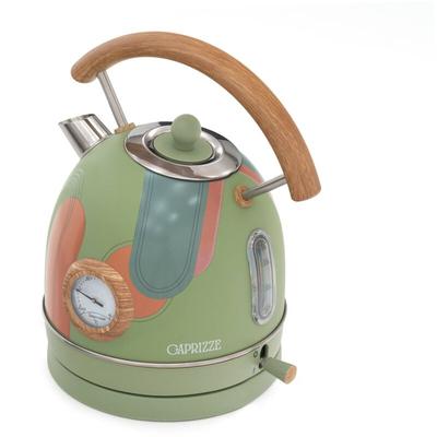 Caprizze - Wasserkessel Nara 2200 w Edelstahl mit integriertem Thermometer Fassungsvermögen 1,8 l