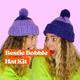 Bestie Bobble Hat Knit Kit, Beginners knitting kit, Learn to knit kit, Hat knit kit, Vegan friendly knitting kit, Galentines gift