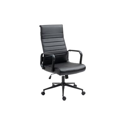 CLP Bürostuhl Kolumbus Kunstleder schwarz/schwarz Image