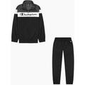 CHAMPION Kinder Sportanzug Full Zip Suit, Größe S in Schwarz