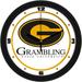 Grambling Tigers 11.5'' Suntime Premium Glass Face Traditional Logo Wall Clock