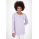 Langarmshirt ALIFE & KICKIN "LeaAK Z Longsleeve Damen Langarmshirt, Shirt" Gr. M, lila (digital lavender) Damen Shirts Jersey