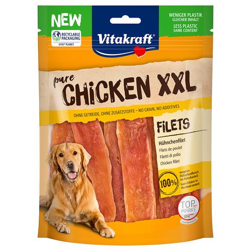 4x250g Vitakraft CHICKEN Hühnchenfilet XXL Hundesnack