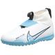 NIKE JR Zoom Superfly 9 Academy TF Sneaker, Weiß/baltischblau-rosa Explosion, 33 EU