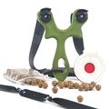 SimpleShot BeanFlip Slingshot with Target and Clay Ammo, for Beginner and Professional Hunting Target Shooting (Green)
