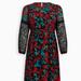 Torrid Dresses | Maxi Peasant Dress-Chiffon Floral Black | Color: Black/Red | Size: 18-20