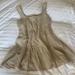 Urban Outfitters Dresses | Beige Baby Doll Mini Dress | Color: Cream | Size: S